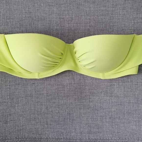 Lime green / fluorescent structured bikini - Picture 2 of 6